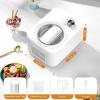 image:imageCOWSAR 1 Quart Ice Cream Maker Machine with Builtin Compressor Fully Automatic No Prefreezing 1 Hour Keepcooling Easy to Clean