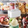 image:imageCOWSAR 15 Quart Ice Cream Maker Machine with Builtin Compressor Fully Automatic and No Prefreezing Frozen Yogurt Keepcooling and Timer