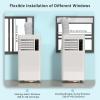 image:imageCOWSAR 10000 BTU Portable Air Conditioners Cool Up to 450 SqFt 4 Modes Portable AC with Remote ControlLED Display24Hrs TimerInstallation Kits for HomeOfficeDorms WhiteWhite8000 portable ac unit