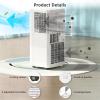 image:imageCOWSAR 10000 BTU Portable Air Conditioners Cool Up to 450 SqFt 4 Modes Portable AC with Remote ControlLED Display24Hrs TimerInstallation Kits for HomeOfficeDorms WhiteWhite10000portable ac unit