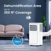 image:imageCOWSAR 8000 BTU Portable Air Conditioners Cool up to 350 SqFt 3in1 Portable AC with 4 Modes Room Air Conditioner with RemoteLED Display24Hrs Timer360 Wheels Ideal for HomeOfficePearl White