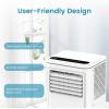 image:imageCOWSAR 8000 BTU Portable Air Conditioners Cool up to 350 SqFt 3in1 Portable AC with 4 Modes Room Air Conditioner with RemoteLED Display24Hrs Timer360 Wheels Ideal for HomeOfficePearl White