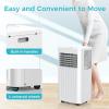 image:imageCOWSAR 8000 BTU Portable Air Conditioners with Remote Portable AC Unit Cools Up to 350 SqFt Builtin Cool Dehumidifier Fan Sleep Modes Room Air Conditioners with LED DisplaySwivel Wheels