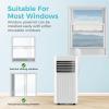 image:imageCOWSAR 8000 BTU Portable Air Conditioners with Remote Portable AC Unit Cools Up to 350 SqFt Builtin Cool Dehumidifier Fan Sleep Modes Room Air Conditioners with LED DisplaySwivel Wheels