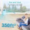 image:imageCOWSAR 8000 BTU Portable Air Conditioners with Remote Portable AC Unit Cools Up to 350 SqFt Builtin Cool Dehumidifier Fan Sleep Modes Room Air Conditioners with LED DisplaySwivel Wheels