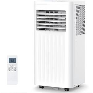 image:imageCOWSAR 8000 BTU Portable Air Conditioners with Remote Portable AC Unit Cools Up to 350 SqFt Builtin Cool Dehumidifier Fan Sleep Modes Room Air Conditioners with LED DisplaySwivel Wheels