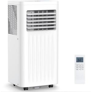 image:imageCOWSAR Portable Air Conditioners 10000 BTU Portable AC Unit with Dehumidifier amp Fan 24H OnOff Timer Up to 450 SqFt Quiet Air Conditioner Portable for Room Window Mount Kit amp Remote Control10000 BTU