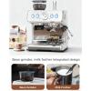 image:imageCOWSAR 20 Bar Espresso Machine with Grinder amp Milk Frother Steam Wand 58mm Expresso Coffee machines Commercial Stainless Steel Coffee Maker for Cappuccino and Latte Perfect for Home CafStainlessStainlessPro