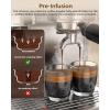 image:imageCOWSAR 20 Bar Espresso Machine with Grinder amp Milk Frother Steam Wand 58mm Expresso Coffee machines Commercial Stainless Steel Coffee Maker for Cappuccino and Latte Perfect for Home CafStainlessStainlessPro