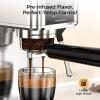 image:imageCOWSAR 20 Bar Espresso MachineStainlessSteel Expresso Coffee Machines with LED DisplaySteam Milk FrotherCappuccino amp Latte amp Espresso makerCompact Coffee Machines for Home