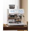 image:imageCOWSAR 2026 Upgrade 20 Bar Espresso Machine with GrinderExpresso Coffee Machines with Milk FrotherCommercial Stainless Steel Expresso Machines for HomePerfect Cappuccino amp LatteDual BoilerSliver