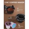 image:imageCOWSAR Commercial Single Serve Coffee Maker K Cup Coffee Brewer for Capsule and Ground Coffee Capsule Coffee Machine with 40 Oz Water Tank InstantHeat 5 Brew Sizes Up To 14 Oz Satin BlackSatin Black
