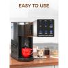 image:imageCOWSAR Commercial Single Serve Coffee Maker K Cup Coffee Brewer for Capsule and Ground Coffee Capsule Coffee Machine with 40 Oz Water Tank InstantHeat 5 Brew Sizes Up To 14 Oz Satin BlackClassic Black