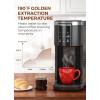 image:imageCOWSAR Commercial Single Serve Coffee Maker K Cup Coffee Brewer for Capsule and Ground Coffee Capsule Coffee Machine with 40 Oz Water Tank InstantHeat 5 Brew Sizes Up To 14 Oz Satin BlackClassic Black