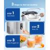 image:imageCOWSAR Nugget Ice Maker Countertop Chewable Nugget Ice Cubes Machine Quick Ice Making 34LbsDay SelfCleaning Portable Ice Machine for Home Kitchen Office Party