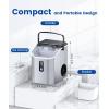 image:imageCOWSAR Nugget Ice Maker Countertop Chewable Nugget Ice Cubes Machine Quick Ice Making 34LbsDay SelfCleaning Portable Ice Machine for Home Kitchen Office Party