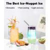 image:imageCOWSAR Nugget Ice Maker Countertop Chewable Pebble Ice 34Lbs Per Day Crunchy Pellet Ice Cubes Maker Machine with Self Cleaning Compact Portable Design for HomeKitchenRVOffice