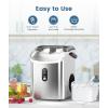 image:imageCOWSAR Nugget Ice Makers Countertop Pebble Ice Maker Machine with Soft Chewable Ice 34Lbs24H SelfCleaning OneClick Operation Pellet Ice Maker Countertop for HomeKitchenRVCamping