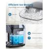 image:imageCOWSAR Nugget Ice Makers Countertop Soft Chewable Crushed Ice Maker Machine Portable Pebble Ice Maker Countertop 34LbsDay SelfCleaning OneButton Operation Ice Machine for Home Kitchen Party