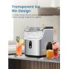 image:imageCOWSAR Nugget Ice Makers Countertop Soft Chewable Crushed Ice Maker Machine Portable Pebble Ice Maker Countertop 34LbsDay SelfCleaning OneButton Operation Ice Machine for Home Kitchen Party