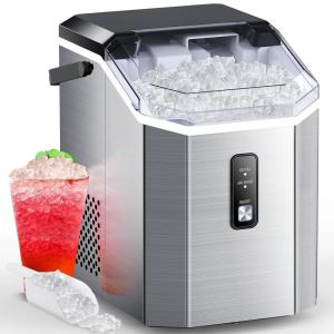 image:imageCOWSAR Nugget Ice Maker Countertop Chewable Nugget Ice Cubes Machine Quick Ice Making 34LbsDay SelfCleaning Portable Ice Machine for Home Kitchen Office Party