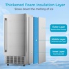 image:imageCOWSAR Commercial Cube Ice Maker Freestanding Ice Machine 80lbs24H 40 Ice CubesCycle Reversible Door 24H Timer amp SelfCleaning Under Counter Ice Cube Machine for BarCafeHome68Lbs24H