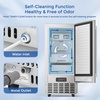 image:imageCOWSAR Commercial Cube Ice Maker Freestanding Ice Machine 80lbs24H 40 Ice CubesCycle Reversible Door 24H Timer amp SelfCleaning Under Counter Ice Cube Machine for BarCafeHome68Lbs24H