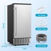 image:imageCOWSAR Commercial Cube Ice Maker Freestanding Ice Machine 80lbs24H 40 Ice CubesCycle Reversible Door 24H Timer amp SelfCleaning Under Counter Ice Cube Machine for BarCafeHome80Lbs24H Insulated Door