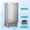 image:imageCOWSAR Commercial Cube Ice Maker Freestanding Ice Machine 80lbs24H 40 Ice CubesCycle Reversible Door 24H Timer amp SelfCleaning Under Counter Ice Cube Machine for BarCafeHome68Lbs24H