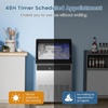 image:imageCOWSAR Commercial Ice Make Machine100 lbs24H 45 Ice CubesCycle Upgrade Stainless Steel Ice Maker with Self Cleaningamp 48 Hour Timer for BarCafeRestaurantHome Under Counter Ice Machine