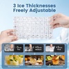 image:imageCOWSAR Commercial Ice Make Machine100 lbs24H 45 Ice CubesCycle Upgrade Stainless Steel Ice Maker with Self Cleaningamp 48 Hour Timer for BarCafeRestaurantHome Under Counter Ice Machine