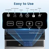 image:imageCOWSAR Commercial Ice Make Machine100 lbs24H 45 Ice CubesCycle Upgrade Stainless Steel Ice Maker with Self Cleaningamp 48 Hour Timer for BarCafeRestaurantHome Under Counter Ice Machine