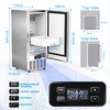 image:imageCOWSAR Commercial Ice Maker Machine Nugget Ice 66lbs24H Stainless Steel Under Counter Ice Maker SelfCleanamp24H Timer Commercial Nugget Ice Machine with LCD Display Ideal for BarCafeRestaurant