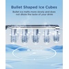 image:imageCOWSAR Ice Maker Countertop Portable Ice Machine with SelfCleaning 265lbs24Hrs 9 Bullet Ice Cubes in 6 Mins Ice Basket and Scoop Ideal for Home Kitchen Bar CampingBlack