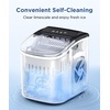 image:imageCOWSAR Ice Maker Countertop Portable Ice Machine with SelfCleaning 265lbs24Hrs 9 Bullet Ice Cubes in 6 Mins Ice Basket and Scoop Ideal for Home Kitchen Bar CampingBlack