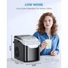 image:imageCOWSAR Ice Maker Countertop Portable Ice Machine with SelfCleaning 265lbs24Hrs 9 Bullet Ice Cubes in 6 Mins Ice Basket and Scoop Ideal for Home Kitchen Bar CampingDark Black