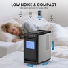 image:imageCOWSAR Ice Maker Countertop Portable Ice Machine with SelfCleaning 26Lbs24Hrs 8 Bullet Ice in 6 Mins with 2 Sizes Scoop amp Basket Quiet Compact Ice Makers Countertop for HomeKitchenCampingDark Black