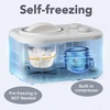 image:imageCOWSAR 11 Quart Ice Cream Maker Machine with Builtin Compressor Fully Automatic No Prefreezing 2 Buttons Control 1 Hour Keepcooling Easy to Clean