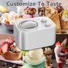 image:imageCOWSAR 11 Quart Ice Cream Maker Machine with Builtin Compressor Fully Automatic No Prefreezing 2 Buttons Control 1 Hour Keepcooling Easy to Clean