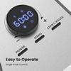 image:imageCOWSAR 16 Quart Ice Cream Maker Machine with Builtin Compressor Fully Automatic and No Prefreezing Frozen Yogurt Keepcooling and Timer Stainless Steel