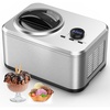 image:imageCOWSAR 16 Quart Ice Cream Maker Machine with Builtin Compressor Fully Automatic and No Prefreezing Frozen Yogurt Keepcooling and Timer Stainless Steel