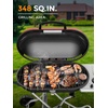 image:imageCowsar 15000 BTU Propane Gas Grill Portable StandUp Barbecue Grill with 348 sqin amp Instastart PushButton Ignition Great for Outdoor Camping Tailgating BBQ Parties Backyard Patio Orange